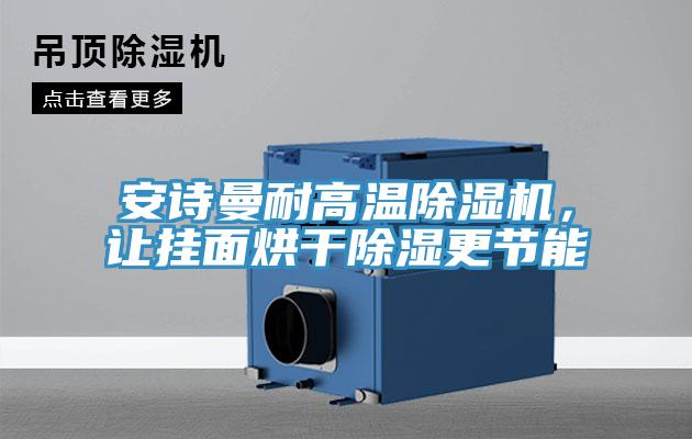安詩曼耐高溫除濕機，讓掛面烘干除濕更節能
