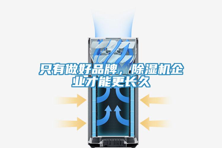 只有做好品牌，除濕機企業才能更長久