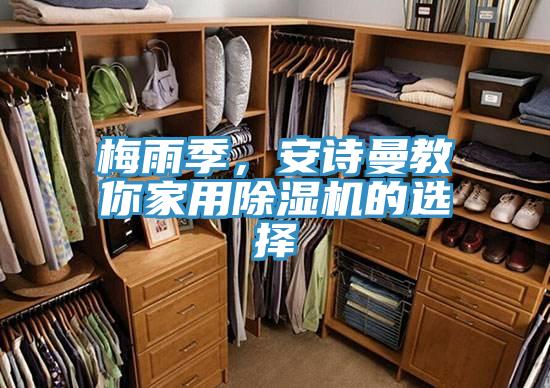 梅雨季，安詩曼教你家用除濕機的選擇