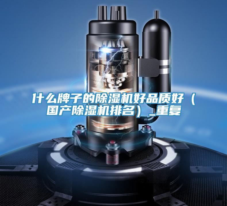 什么牌子的除濕機好品質好(國產除濕機排名)_重復