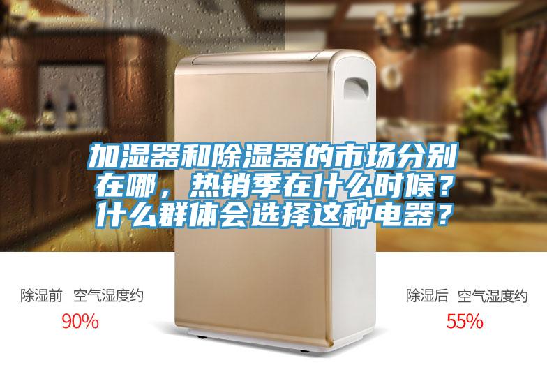 加濕器和除濕器的市場分別在哪,熱銷季在什么時候?什么群體會選擇這種電器?