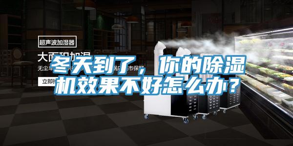 冬天到了，你的除濕機效果不好怎么辦？