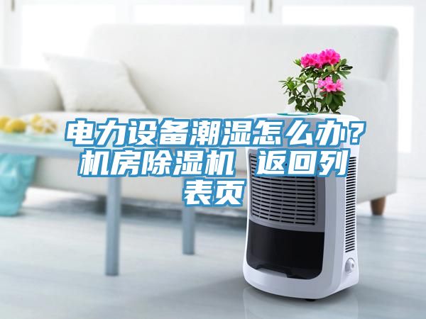 電力設(shè)備潮濕怎么辦?機房除濕機 返回列表頁