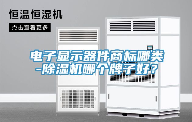 電子顯示器件商標哪類-除濕機哪個牌子好?
