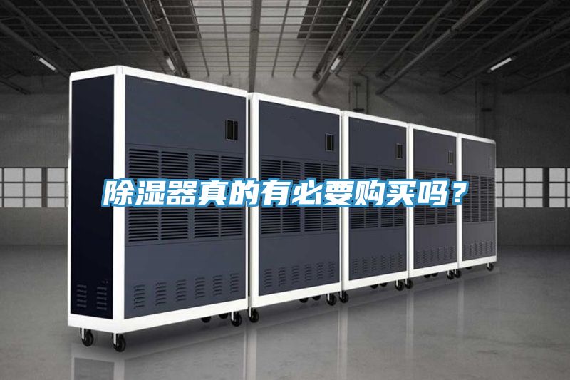 除濕器真的有必要購買嗎?