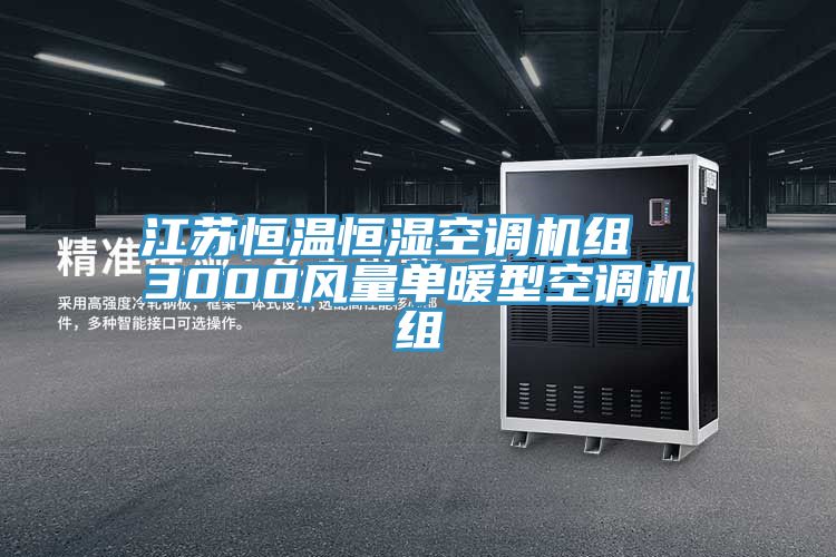 江蘇恒溫恒濕空調機組 3000風量單暖型空調機組