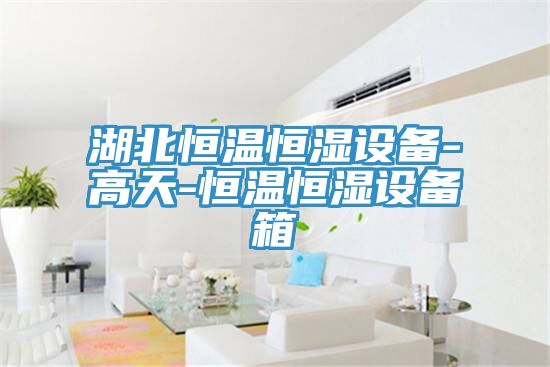 湖北恒溫恒濕設備-高天-恒溫恒濕設備箱