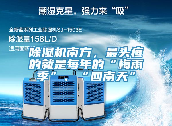 除濕機南方,最頭疼的就是每年的“梅雨季”、“回南天”