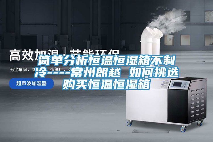 簡(jiǎn)單分析恒溫恒濕箱不制冷----常州朗越 如何挑選購(gòu)買(mǎi)恒溫恒濕箱